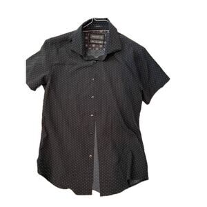 Denim & Flower Ricky Singh Short Sleeve Button Shirt Mens Sm